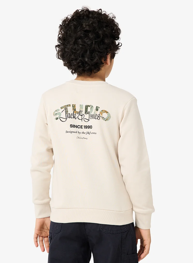 جاك وجونز جونيور كنزة جيوكي قطنية للأطفال